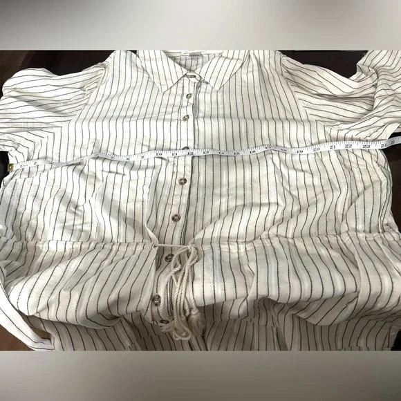 Refinity Crete Stripe Dress - stone - Picture 7 of 10